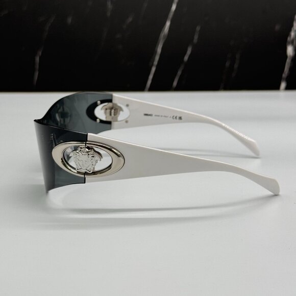 NEW VERSACE VE2280 1000/87 WOMEN SUNGLASSES WHITE VE2280 100087 EYEWEAR NEW VERSACE VE2280 1000/87 WOMEN SUNGLASSES WHITE VE2280  main image 4